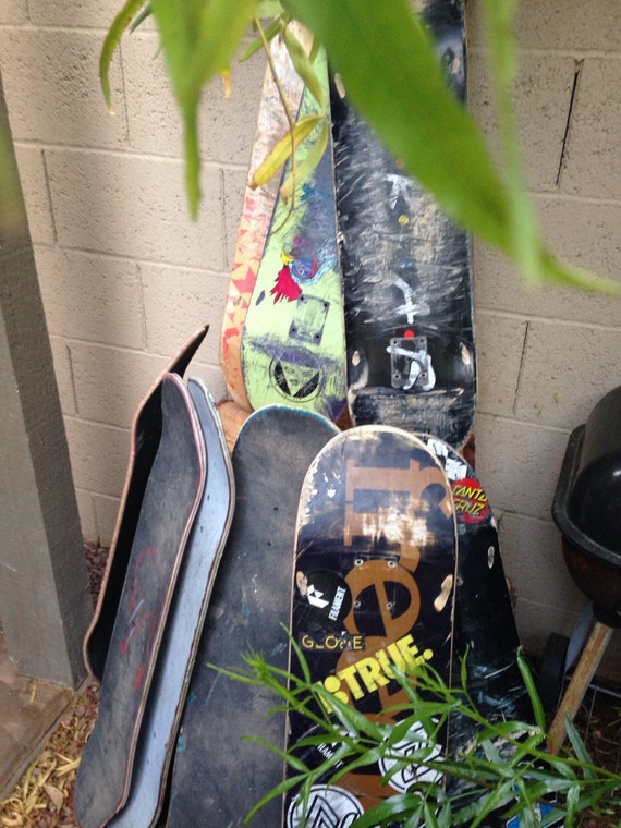 Used Skateboard Decks by UsedSkateboards on Etsy