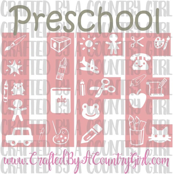 Download SVG, Preschool Life, Life Design, Vinyl cut file, digital ...