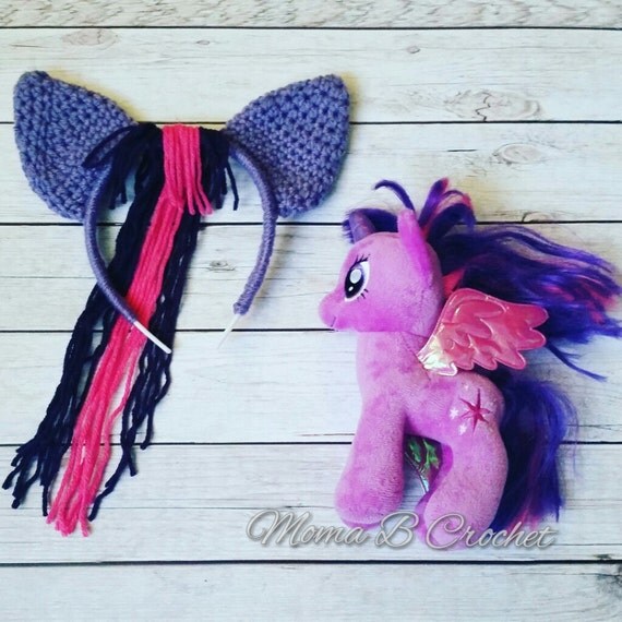 Crochet My Little Pony Headband Toddler/Child and Teen/Adult