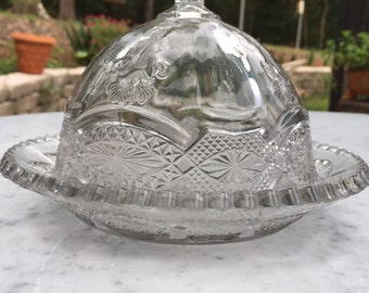 Antique butter dish