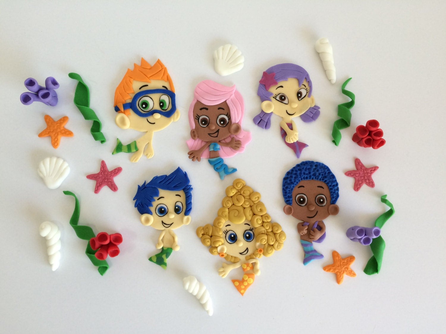 Bubble Guppies Fondant Cake Topper