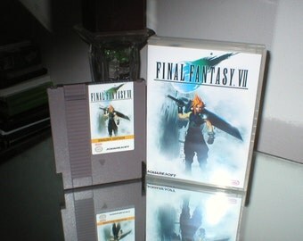 Final Fantasy VII 7 on Nintendo 8 bit NES System with case
