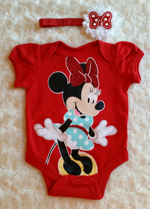 Newborn Minnie Mouse Onsie Reborn Minnie Mouse Onsie Baby