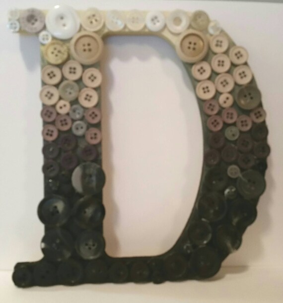 Large Wood Button Art Wall Decor by BBlissDesigns on Etsy