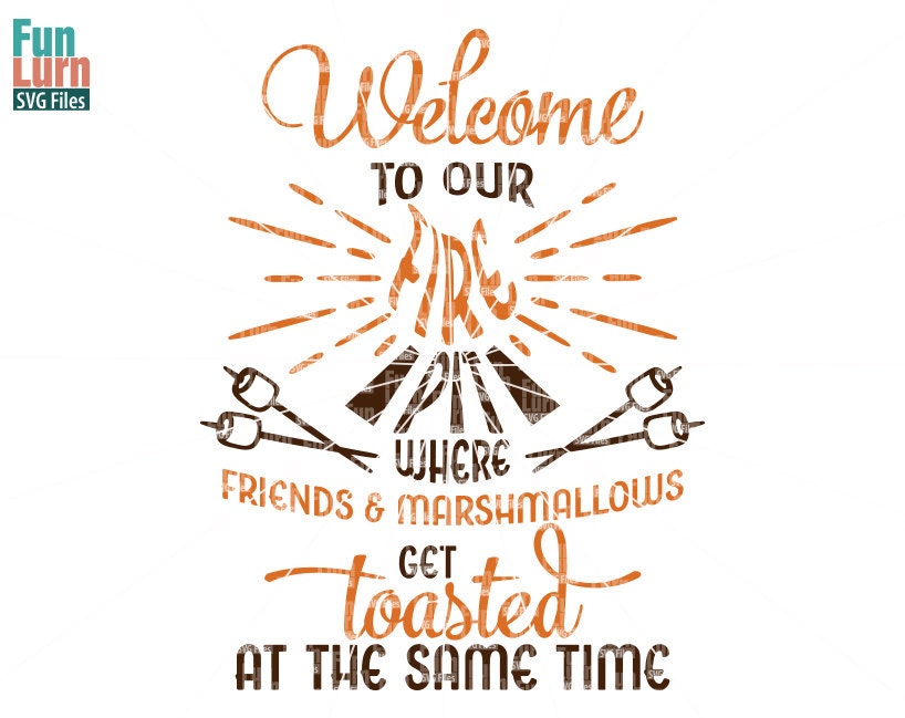 Download Firepit SVG Welcome to our Firepit SVG Firepit Sign Backyard