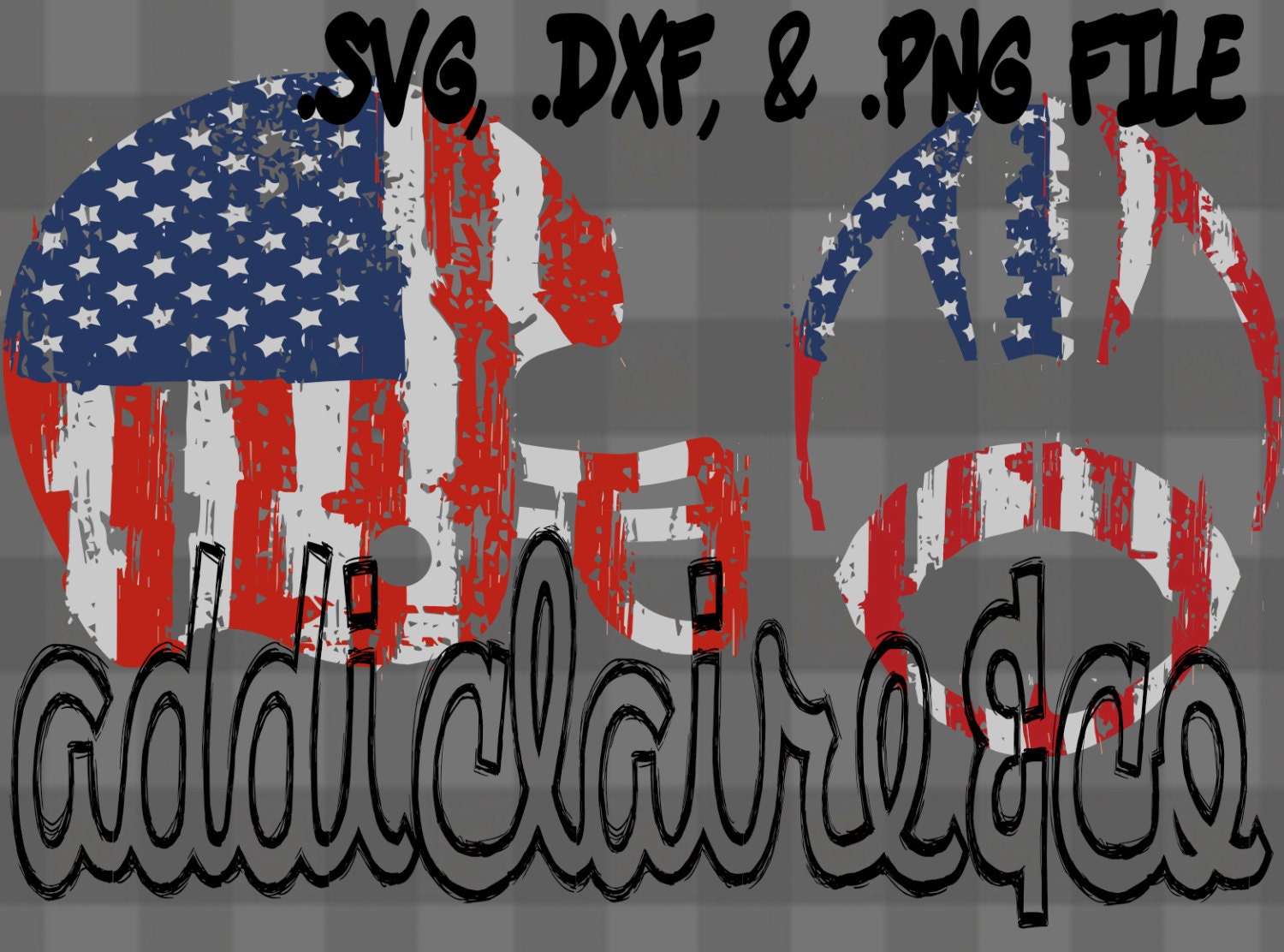 Download USA Football Flag Files .svg .png & .dxf