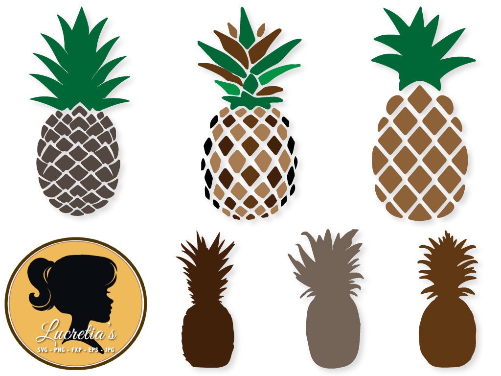 Download pineapples dxf pineapples clipart SVG files for Silhouette