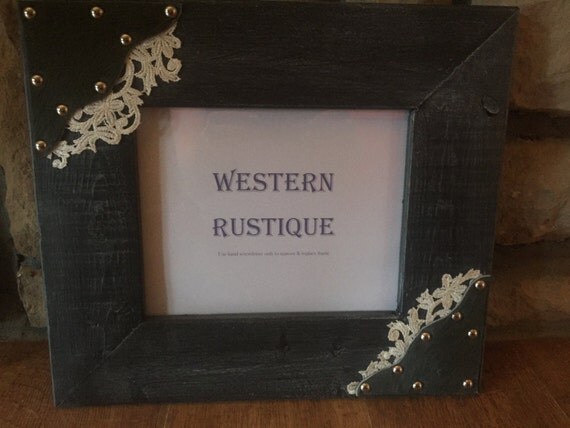 Vintage Western 8x10 Photo Frame By Westernrustique On Etsy