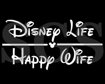 Download Disney life decal | Etsy