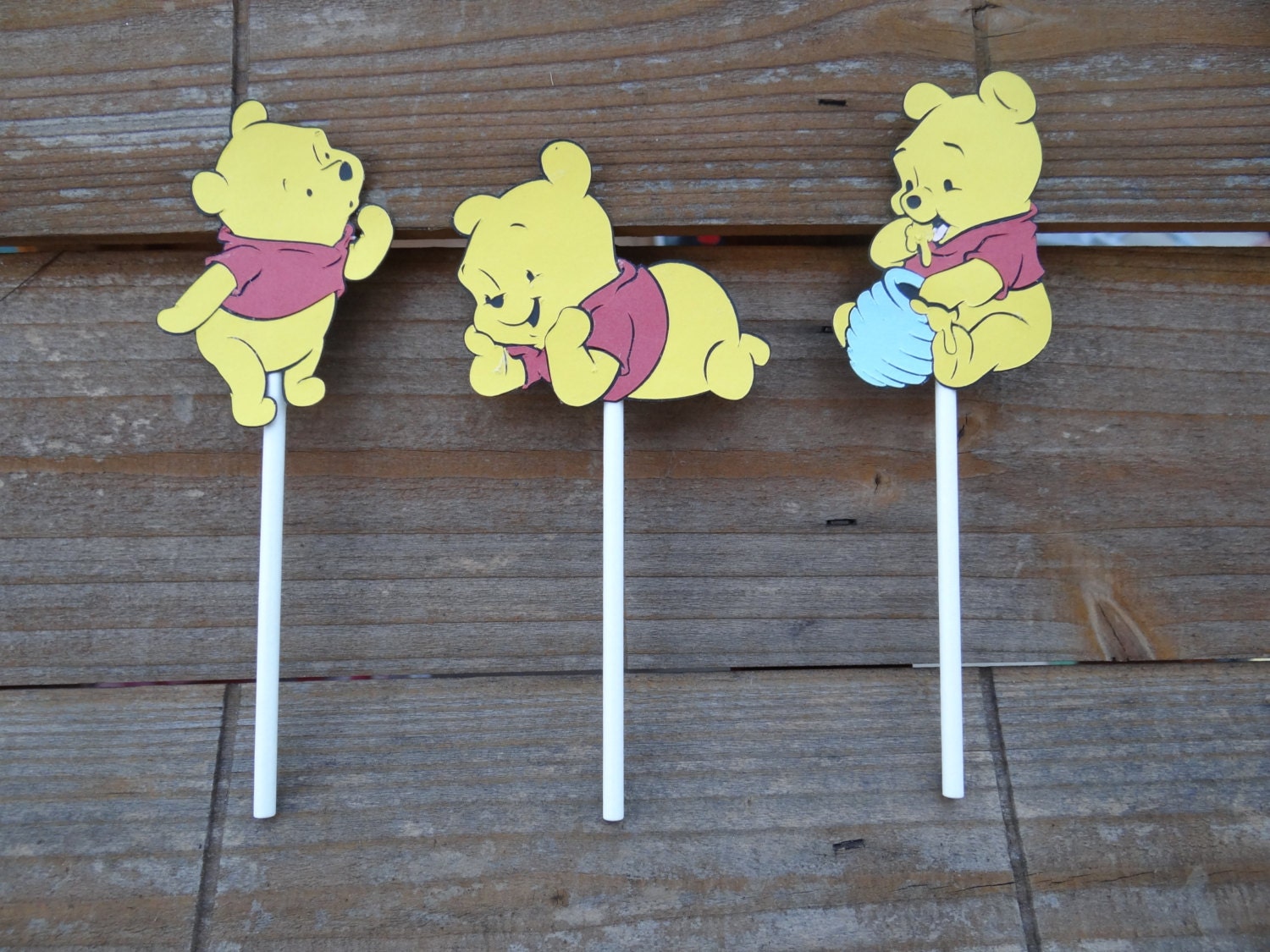 Winnie The Pooh Cupcake Toppers