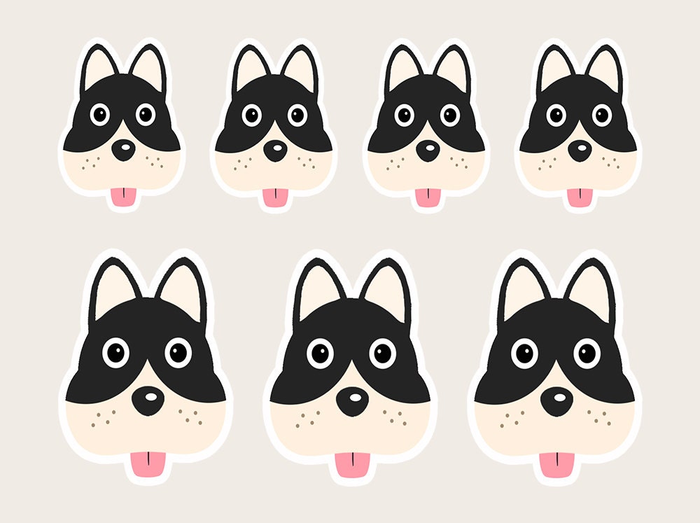 cute dog stickers puppy planner stickers dog stickers cute