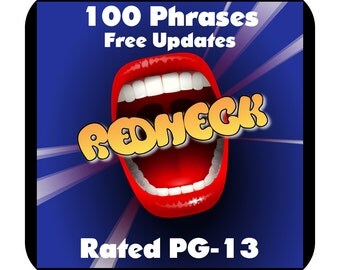 WatchYaMouthGameKit Brand- 100 Redneck Phrases Only - Rated PG-13 With Free Smartphone App