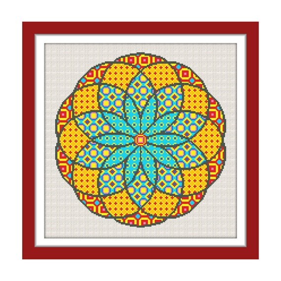 Mandala Cross Stitch Printable Patterns