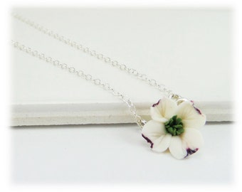 Tiny Dogwood Necklace - Dogwood Jewelry Collection