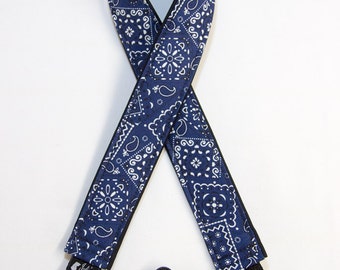 Bandana Camera Strap Custom Padded DSLR SLR 2" wide or 1.5" wide