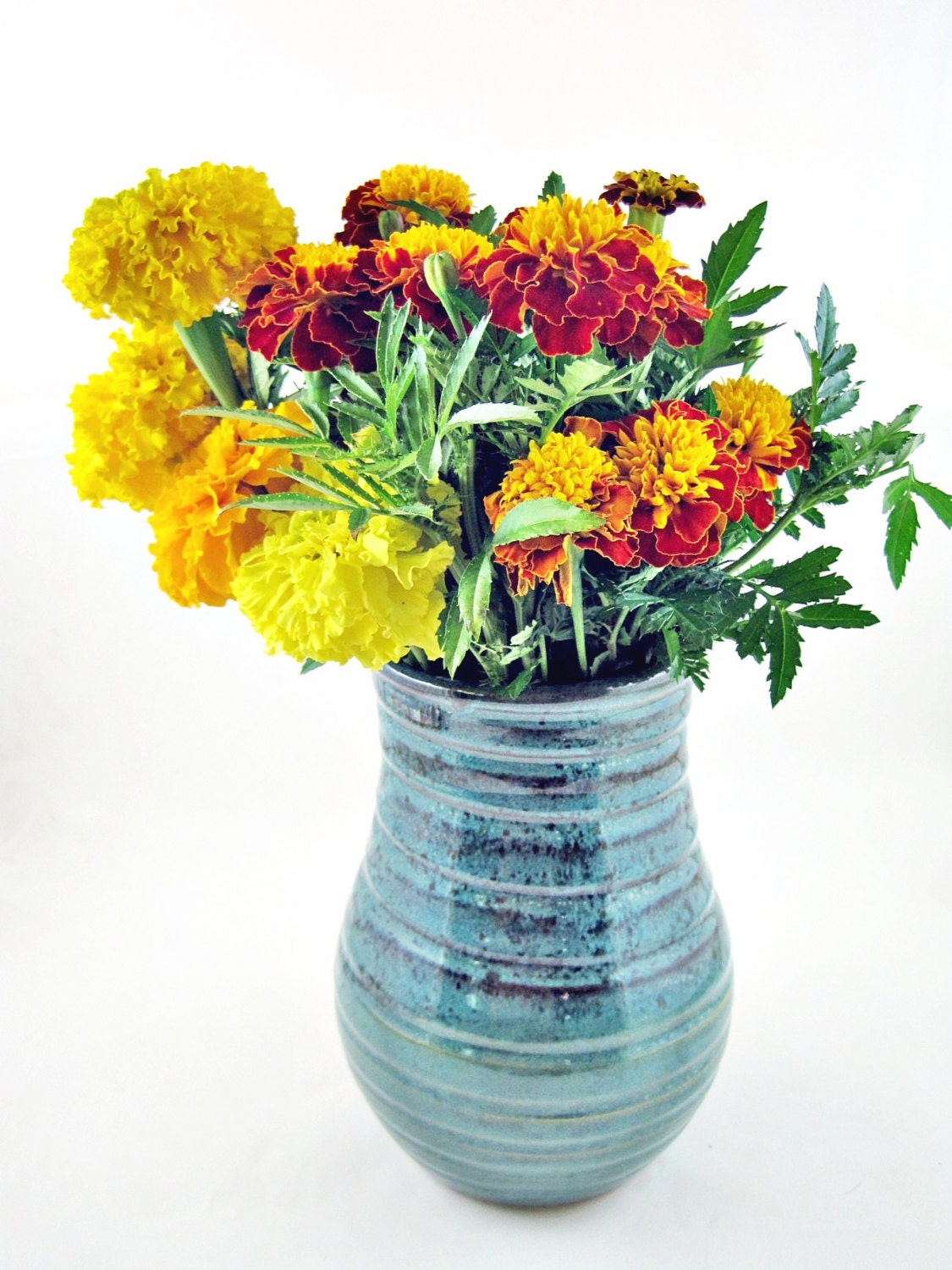 Pottery vase. flower vase Wedding Gift 9th Anniversary