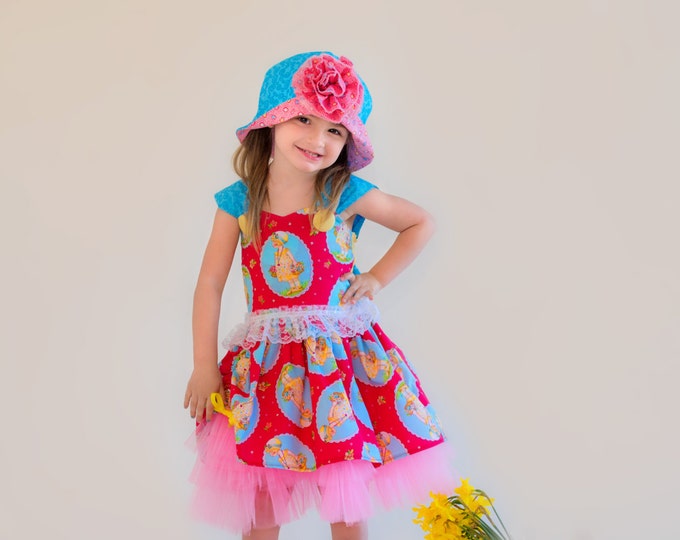 Little Girl Fancy Easter Dresses - Toddler Girl Clothes - Birthday Dress - Boutique Ruffle Dress - Baby Girl - sizes 6 months to 8 years