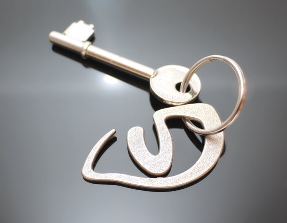 Cat Eye Key Chain Keyring