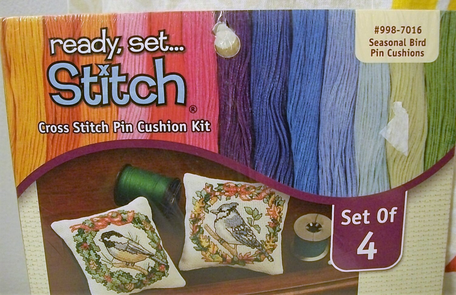 Cross Stitch Pin Cushion Kit by Janlynn