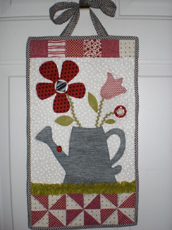 Mini Quilt Door Hanger by moonbeamprimitives on Etsy