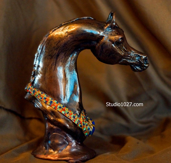 Arabian Horse Sculpture King of Egypt Limited by Studio1027