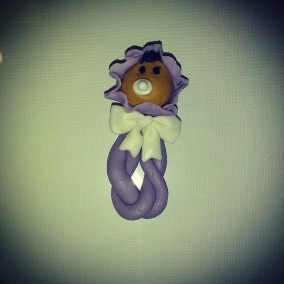 Items similar to Fondant baby rattles on Etsy