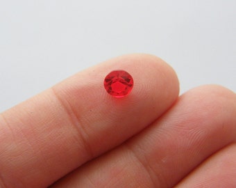 10 July birthstone 5mm ruby