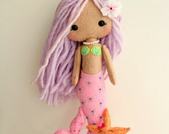 Mermaid Girl pdf Pattern - Instant Download