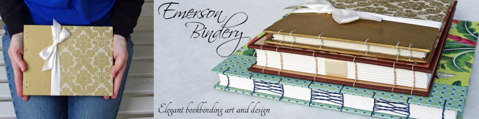 Unique and Elegant Handmade Guest Books and by EmersonBindery