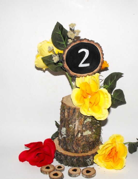 Chalkboard Table Numbers 110 lot Rustic Parties
