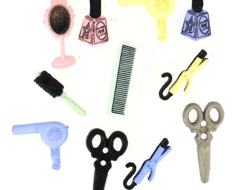 Boutons Décoratifs Dress It Up - Thème Pizza Fries Soda - Style Jesse James