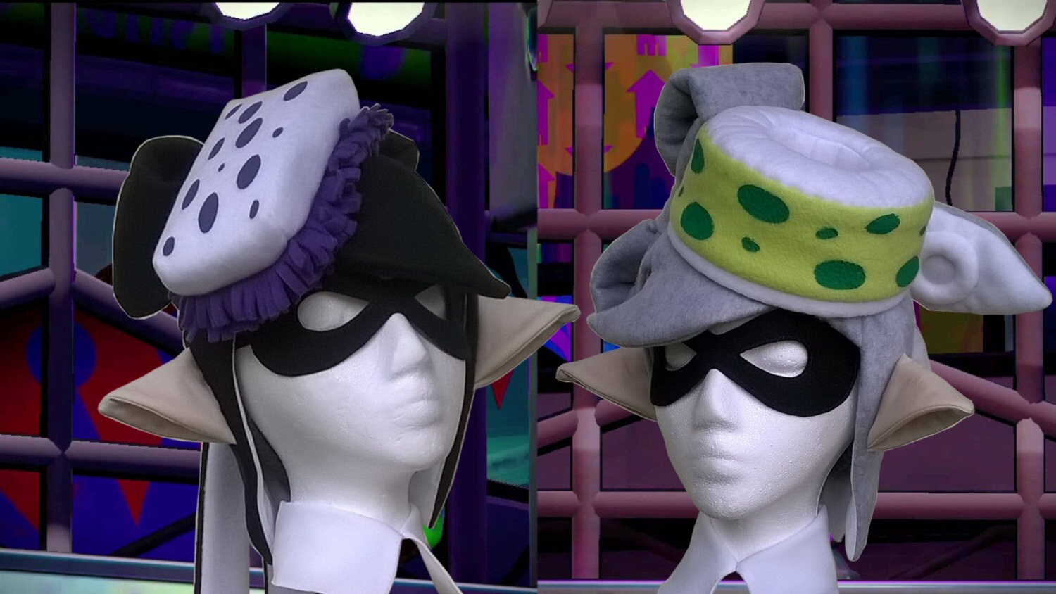 SQUID SISTERS Callie & Marie SPLATOON Hats Custom order