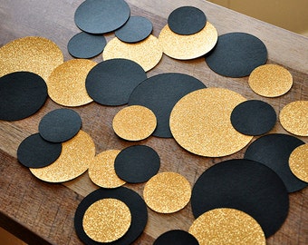50th Birthday Party Decorations. Handcrafted in 2-3 Business Days. Jumbo Circle Confetti for Photo Backdrop 32CT.