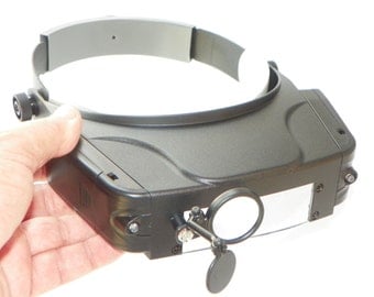 Multi-Strength Head Magnifier With LED Lights
