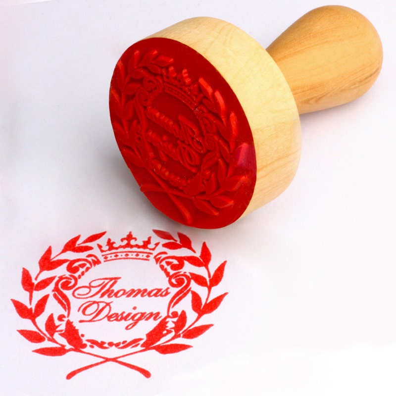 Personalized Rubber Stamp Logo Design Your Own By Dokkipaper