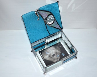Personalized Baby Keepsake Box with Photo - Personalized - Grandparents Gift - New Parents Gift - Personalized Keepsake Box - Glass - Baby