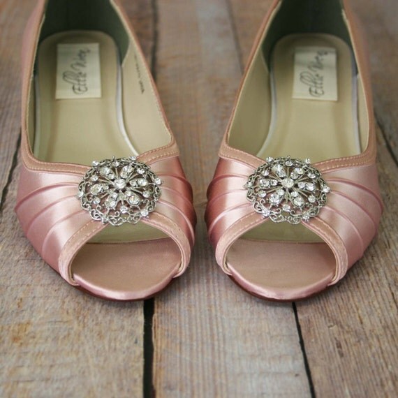 blush pink wide fit shoes