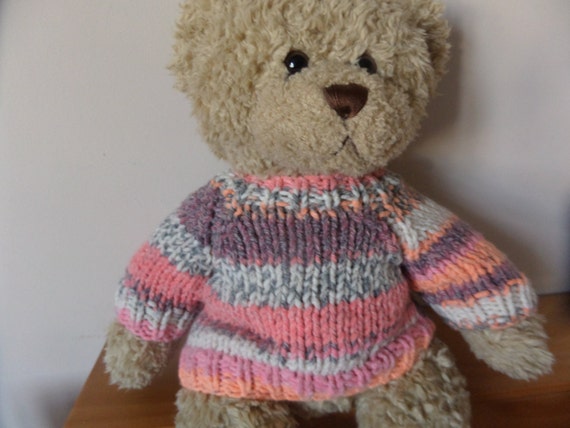 knitted jumper for teddy bear