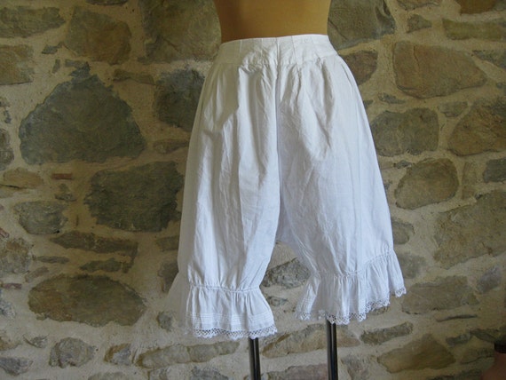 Victorian bloomers antique French undergarmet with pintucks