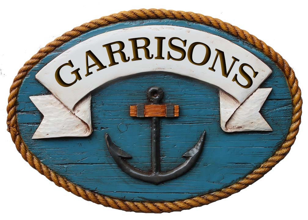 Nautical Decor Personalized Sign