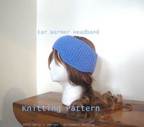 Ear Warmer Headband with Ear Flaps Knitting Pattern by ...