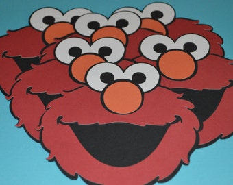 Elmo Die Cuts 3 Elmo Cut Outs-Elmo Set of 25 Elmo