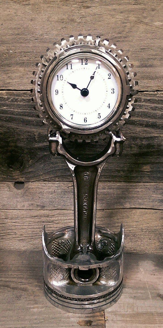 Custom Piston Gear Clock