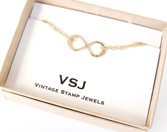 Infinity Bracelet, Bridesmaid Gift, Wedding Bracelet, Sterling Silver, bridal jewelry, best friends, friendship bracelet