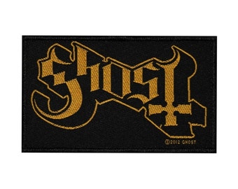 Band Logo "Ghost" BC Patch Heavy Metal Music Fan Apparel Jacket Sew-On Applique