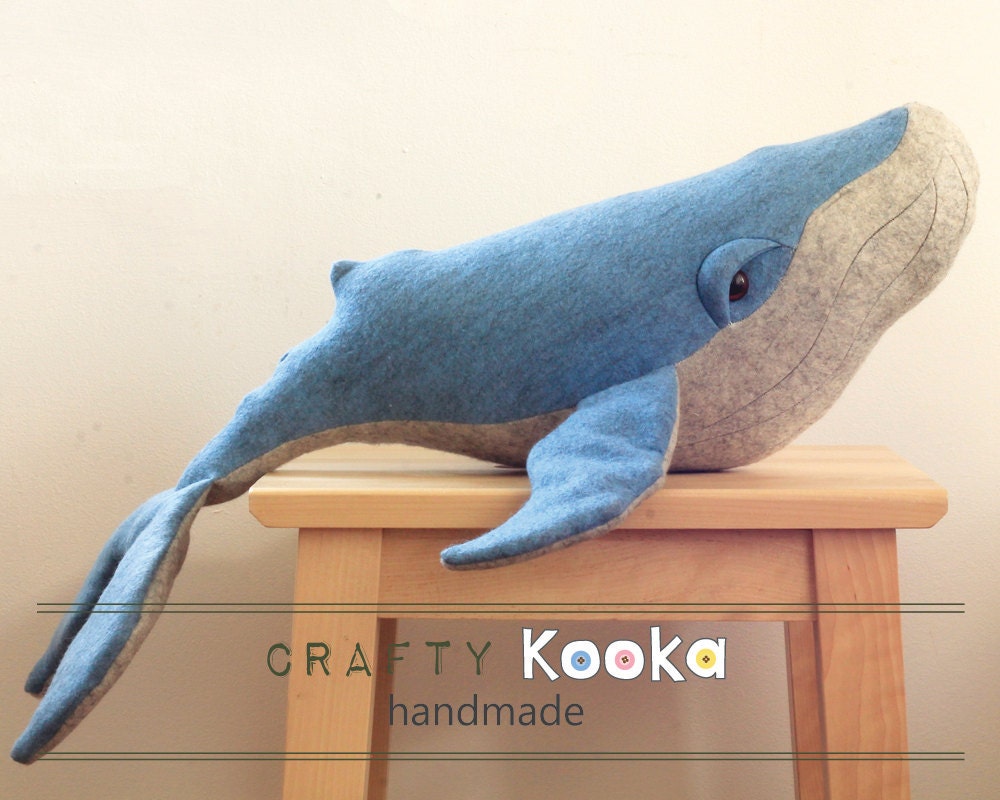 whale soft toy pattern