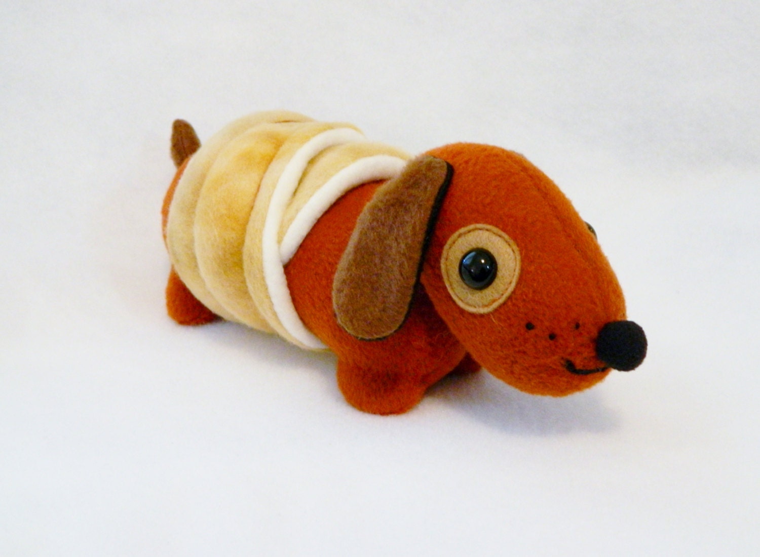 stuffed wiener dog toy