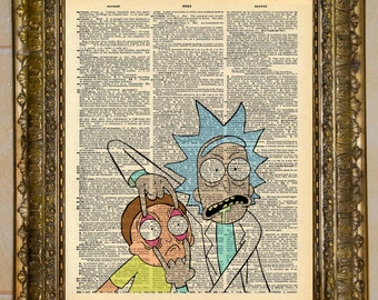 Rick and Morty Dictionary Art