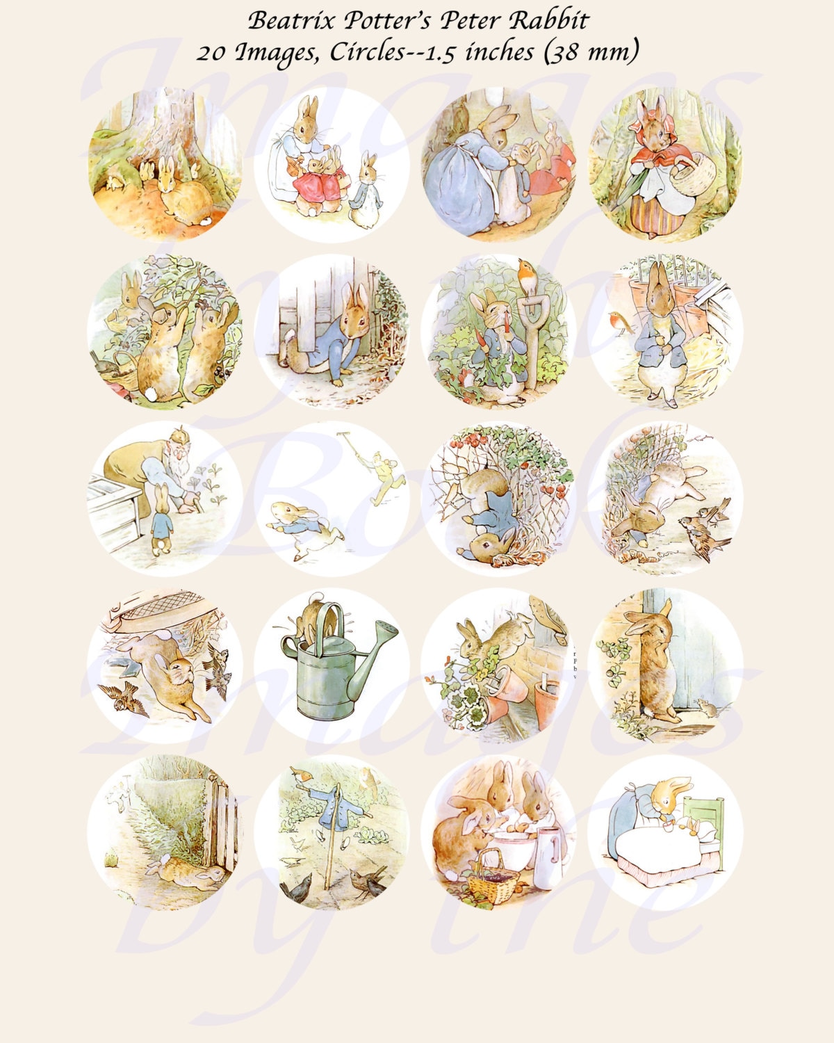 Beatrix Potter's Peter Rabbit Printables EXTRA by imagesbythebook