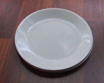 Corning Corelle Sandstone Bread Butter Dessert Plates (4) 6.75in beige coupe side plates Corning ware ivoryColor sand stone VERY GOOD Cond